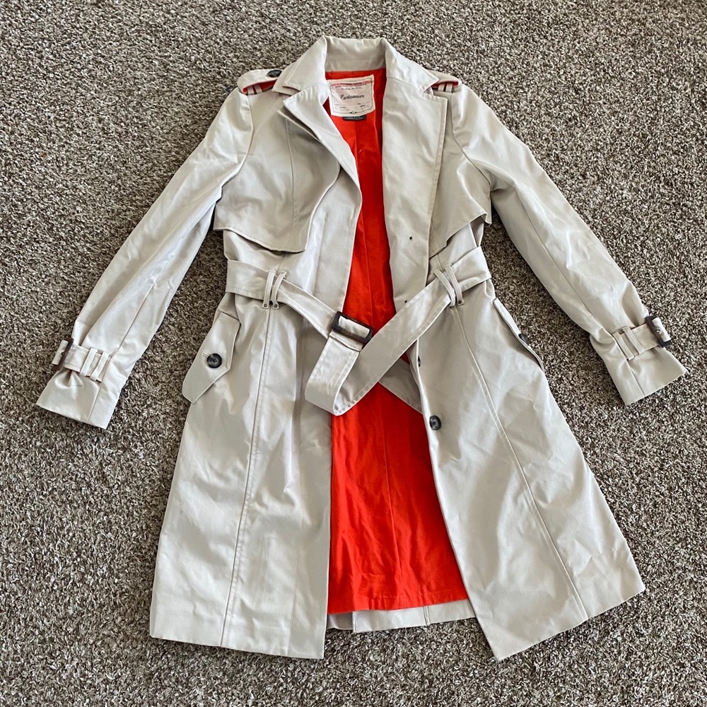 Like new Anthropologie trench coat